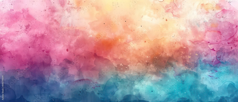 Abstract watercolor stains blend seamlessly on smooth paper, creating a fluid and harmonious background Abstract watercolor stains blend seamlessly on smooth paper, creating a fluid and harmonious background