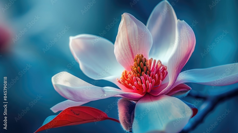 Stunning macro shot of a magnolia blossom Stunning macro shot of a magnolia blossom