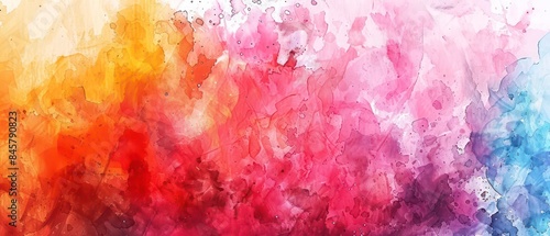 Abstract watercolor stains blend seamlessly on smooth paper, creating a fluid and harmonious background