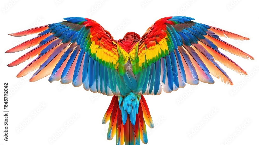 Fototapeta premium heart of colorful birds