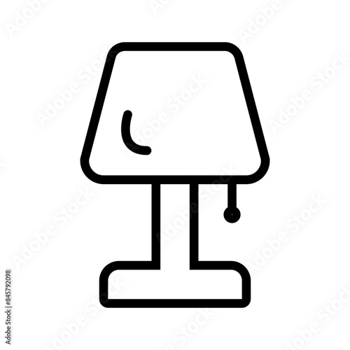 Home Lighting Icon Ideal for Interior Design and Energy Efficiency Themes