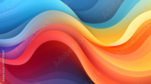 colorful basic wave shape wallpaper background, wallpaper waveshape background, background wallpaper