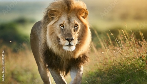lion in the wild