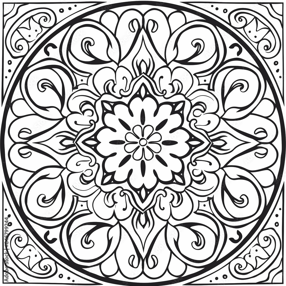 Mandala Coloring page Mandala Coloring page