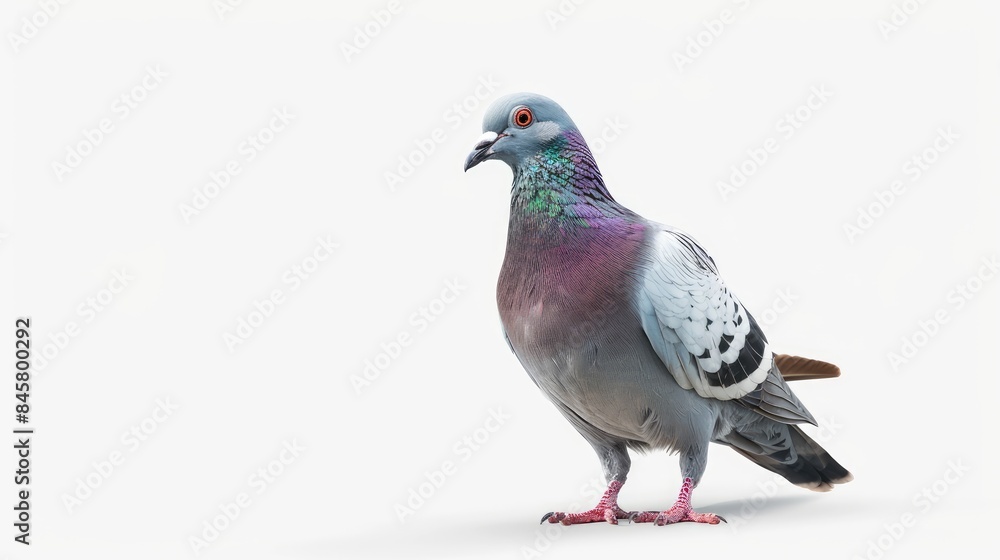 pigeon isolated on white background pigeon isolated on white background