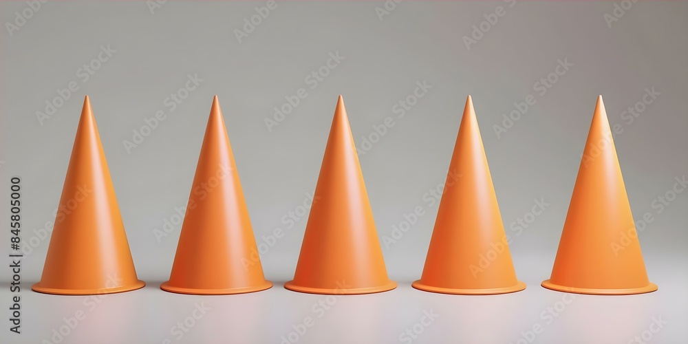 3D Mockup of Blank Cone Head Caps for Festive Occasions. Concept Product display, Festive headwear, Cone head caps, Mockup design, 3D visualization 3D Mockup of Blank Cone Head Caps for Festive Occasions. Concept Product display, Festive headwear, Cone head caps, Mockup design, 3D visualization