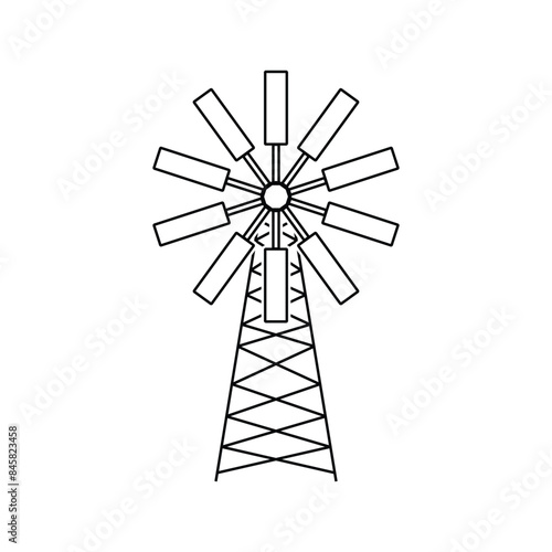 windmill icon illustration