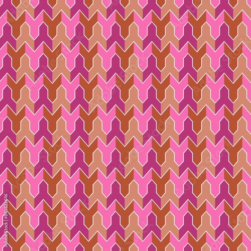 Geometric Retro Design Pattern Texture Wallart