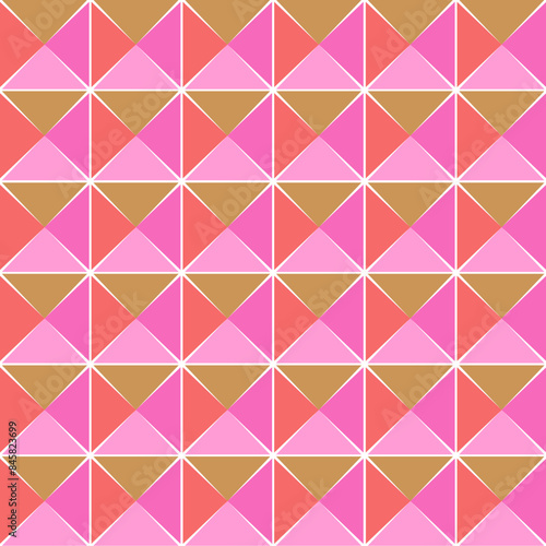 Geometric Retro Design Pattern Texture Wallart