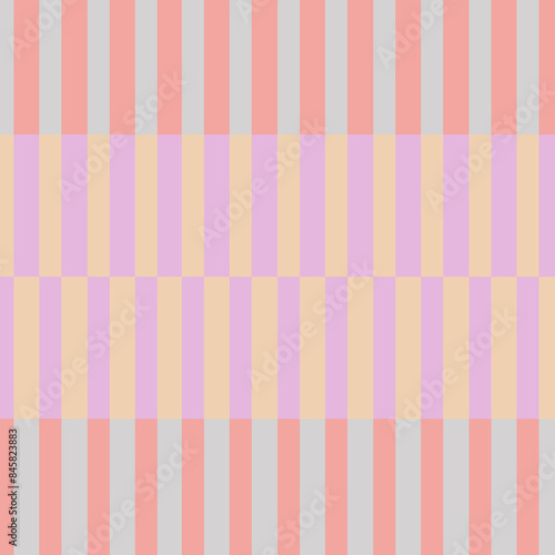Geometric Retro Design Pattern Texture Wallart