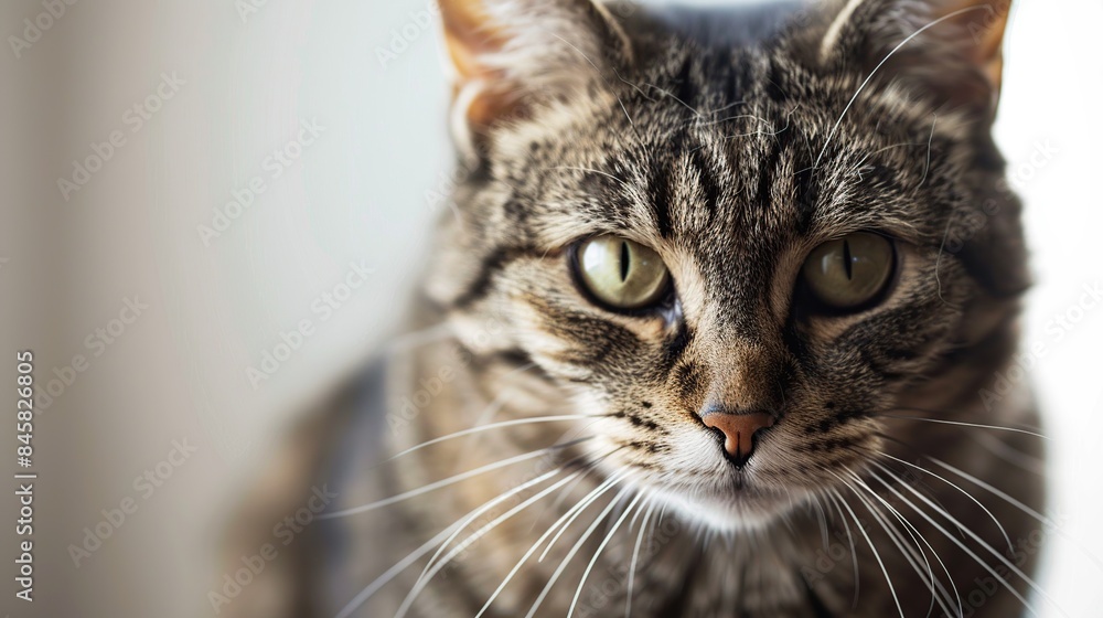 domestic cat enjoying in a park. Generative Ai domestic cat enjoying in a park. Generative Ai