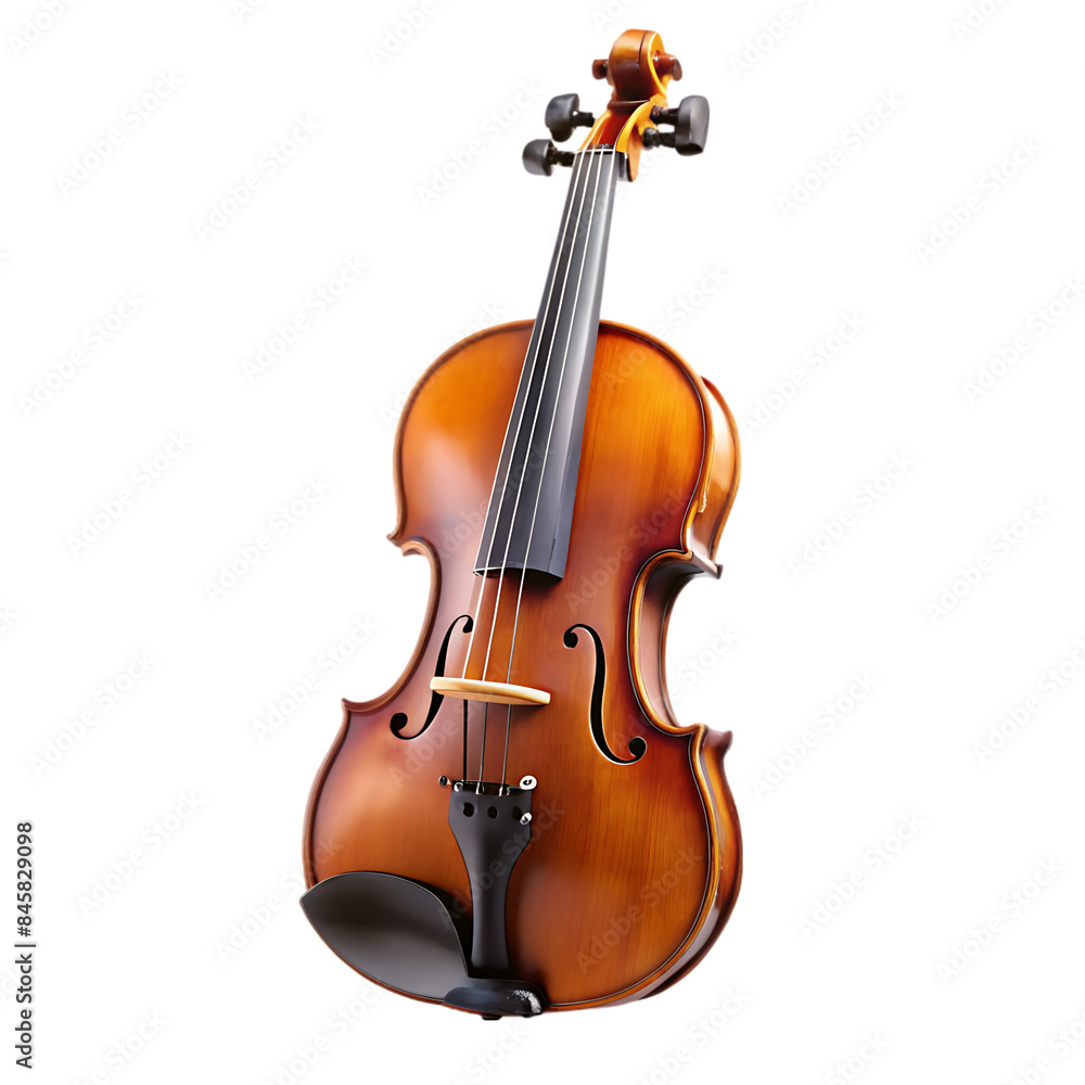 Fototapeta premium a violin transparent background