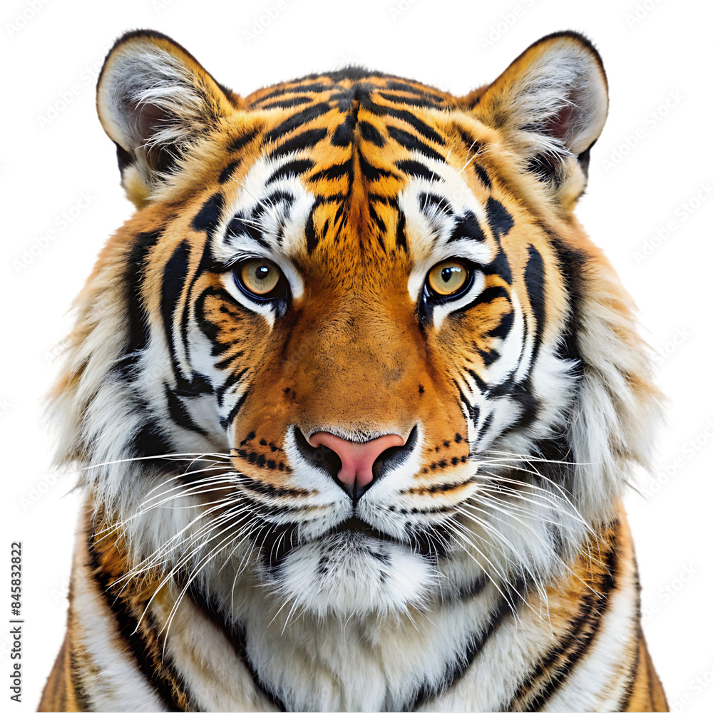 Naklejka premium a tiger port rite transparent background