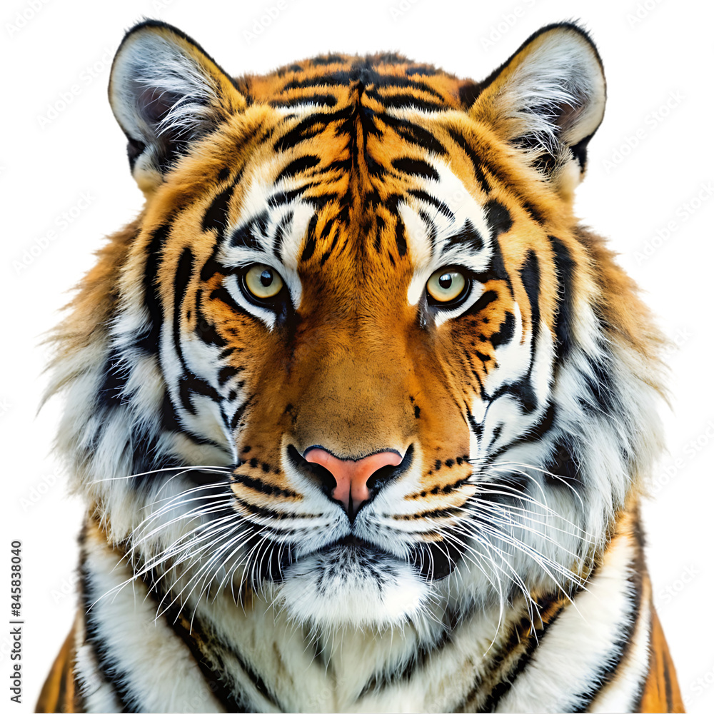 Obraz premium a tiger port rite transparent background