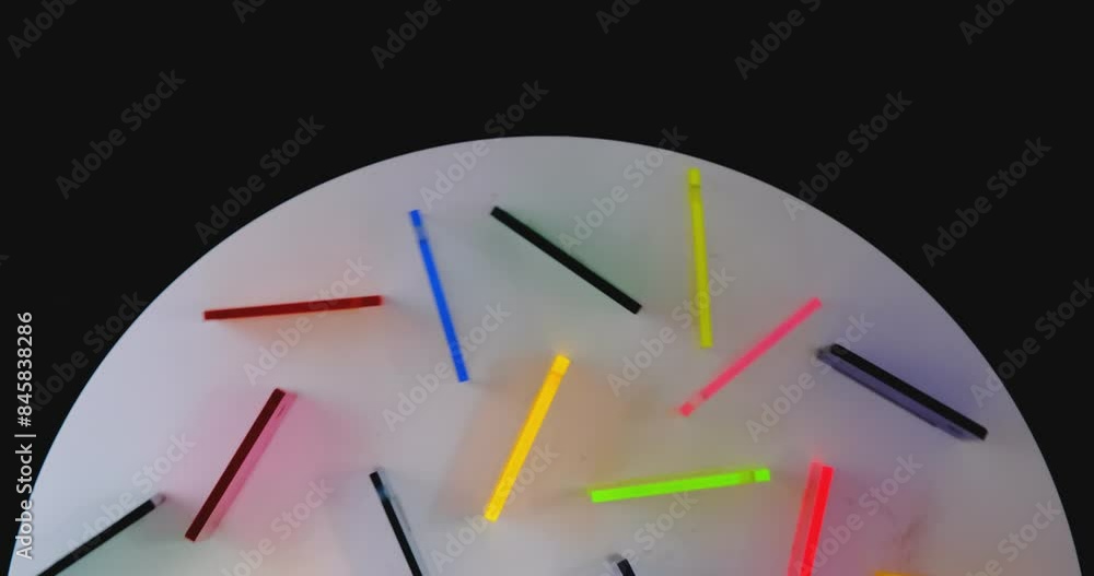 different colours Cast Acrylic Sheet - Plexiglas on a rotation table different colours Cast Acrylic Sheet - Plexiglas on a rotation table