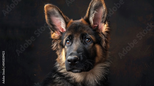 Young German Shepherd dog