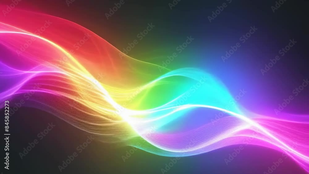 A vibrant display of multicolored light waves emanating in a dark setting. Brightly colored streaks create a mesmerizing, fluid pattern, reminiscent of a glowing rainbow at night. A vibrant display of multicolored light waves emanating in a dark setting. Brightly colored streaks create a mesmerizing, fluid pattern, reminiscent of a glowing rainbow at night.
