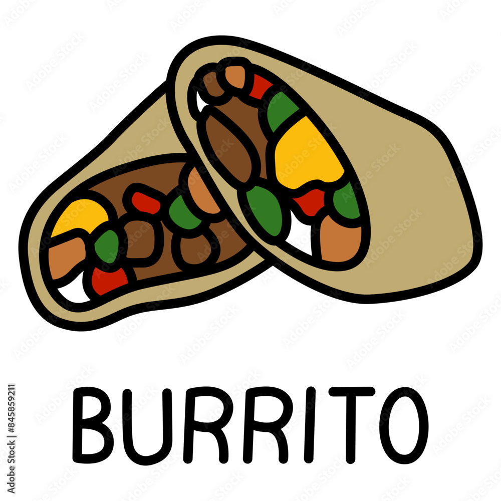 Fototapeta premium Burrito
