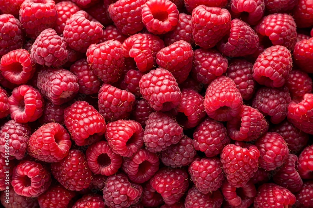 Background of fresh sweet red raspberries Background of fresh sweet red raspberries