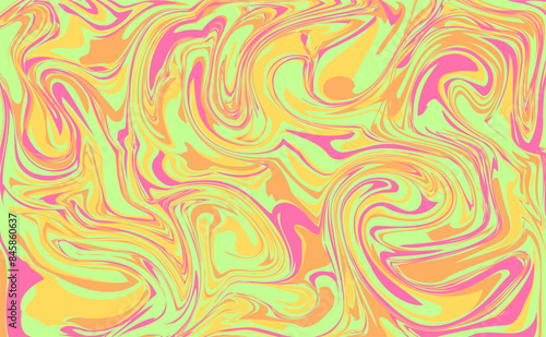 Abstract background with colorful waves. Trendy vector illustration in style color.