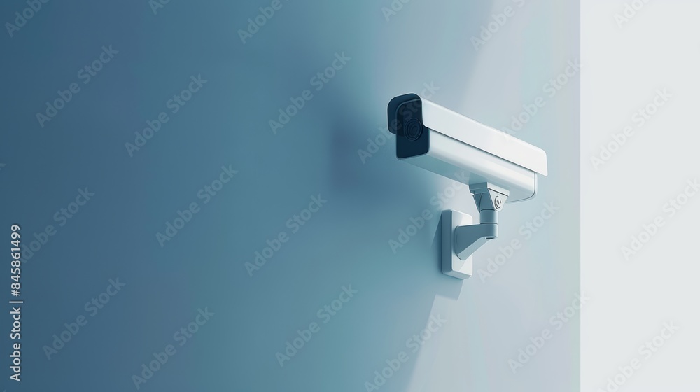 Minimalist photo of a white security camera on a smooth pink wall, showcasing modern aesthetics and clean lines, photo-realistic detail Minimalist photo of a white security camera on a smooth pink wall, showcasing modern aesthetics and clean lines, photo-realistic detail