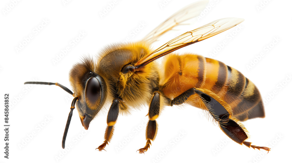 bee isolated on transparent background bee isolated on transparent background