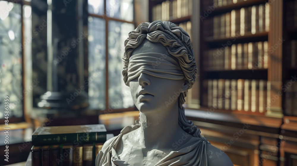 Lady of Justice Statue Blindfolded Guardian in Lawyer Office - Truth and Law Lady of Justice Statue Blindfolded Guardian in Lawyer Office - Truth and Law