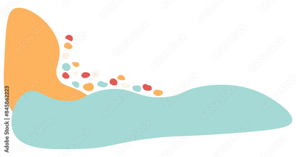 Abstract shape style, nature organic. Vector illustration. Abstract shape style, nature organic. Vector illustration.