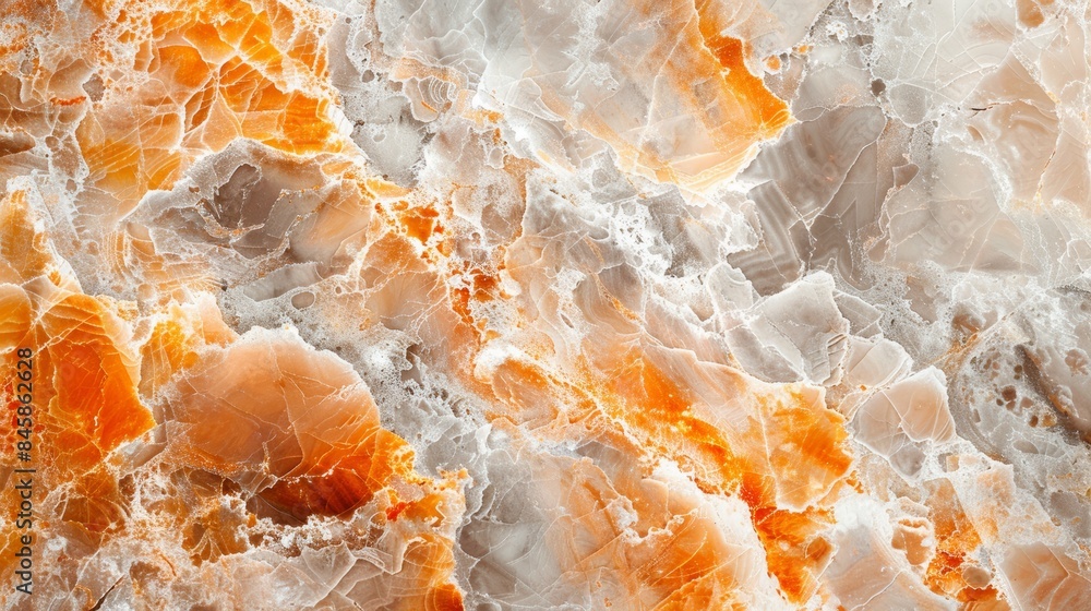 Marble stone image, showing intricate orange and white veins, photo-realistic and perfect for backgrounds Marble stone image, showing intricate orange and white veins, photo-realistic and perfect for backgrounds