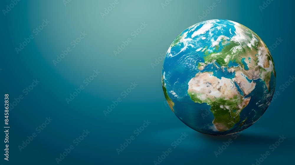 Earth day concept on white background, World environment day Earth day concept on white background, World environment day
