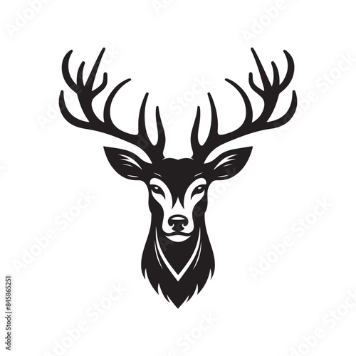 Deer head vector illustration