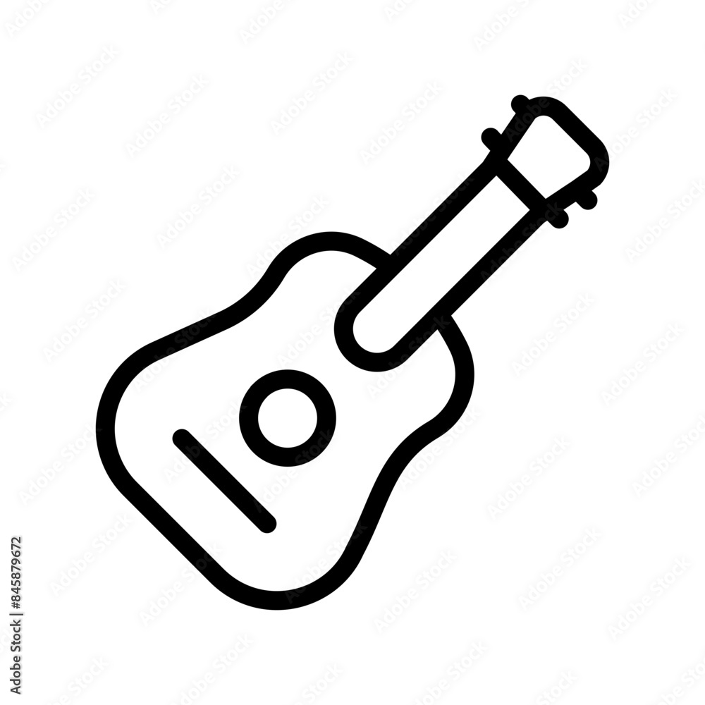 Guitar Icon Perfect for Music and Instrument Illustrations Guitar Icon Perfect for Music and Instrument Illustrations
