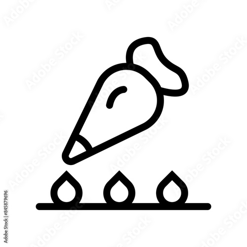 Pastry Bag Icon Perfect for Baking and Culinary Themes