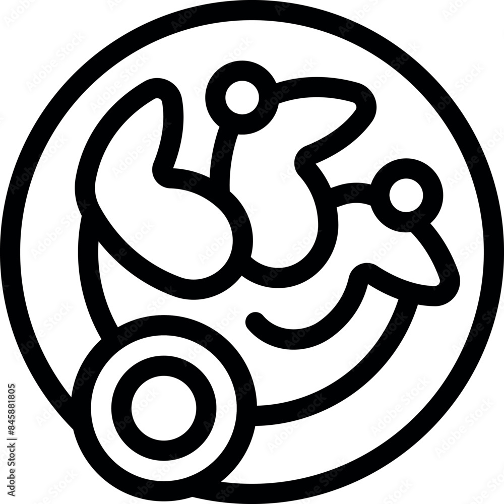 Global business company logo with three abstract human figures holding a circle Global business company logo with three abstract human figures holding a circle