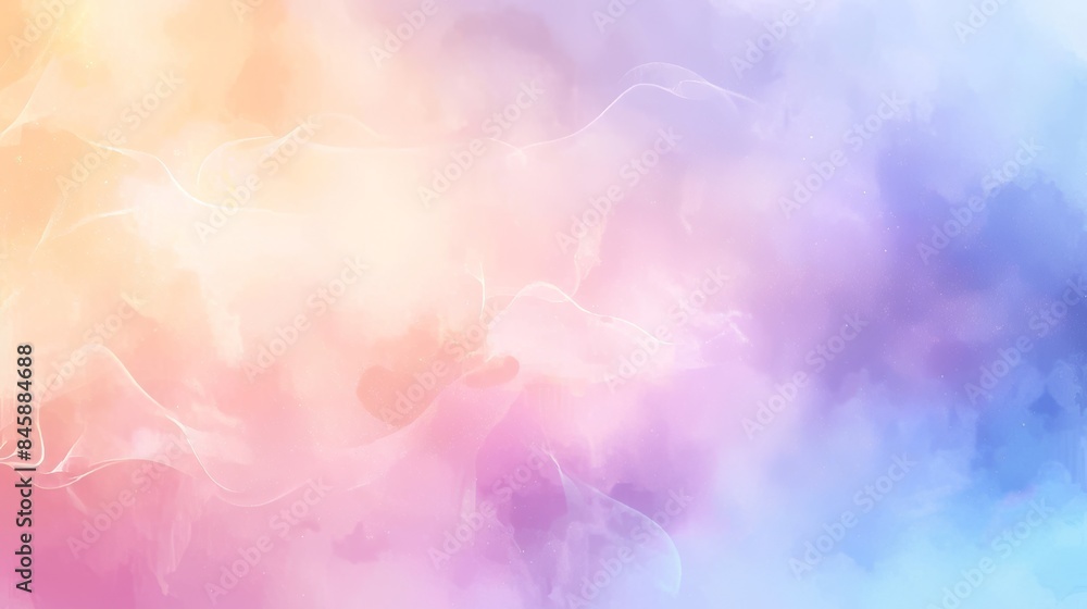Blurred soft pastel color background with abstract gradient