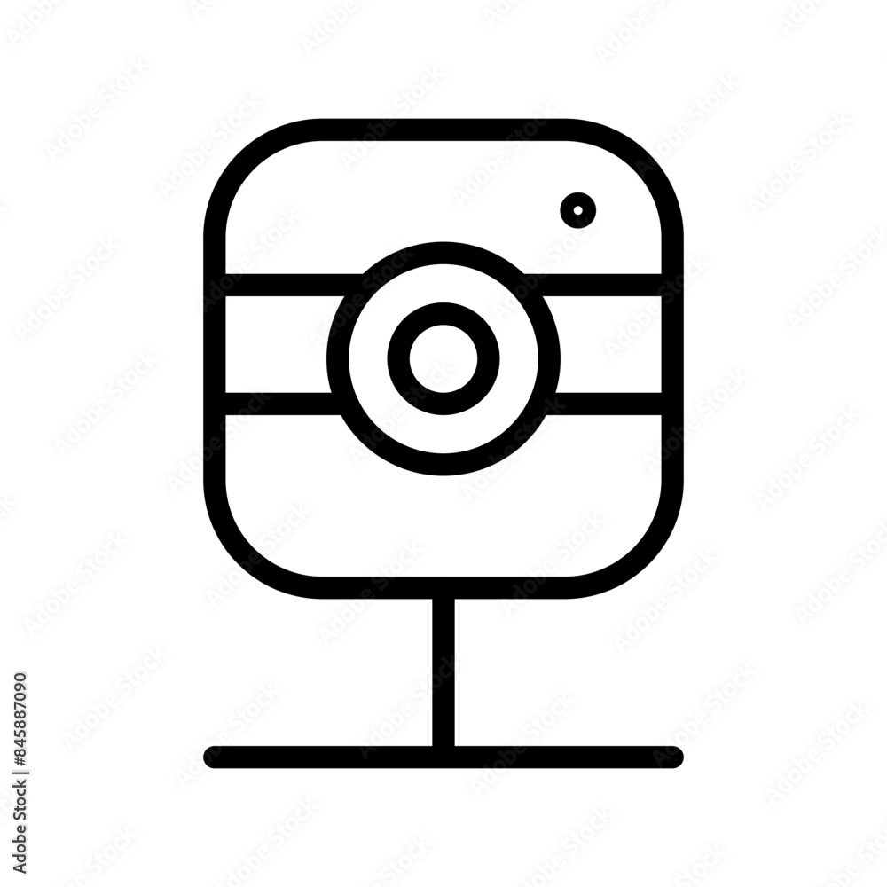 Digital Webcam Icon Ideal for Online Meetings and Video Chats Digital Webcam Icon Ideal for Online Meetings and Video Chats