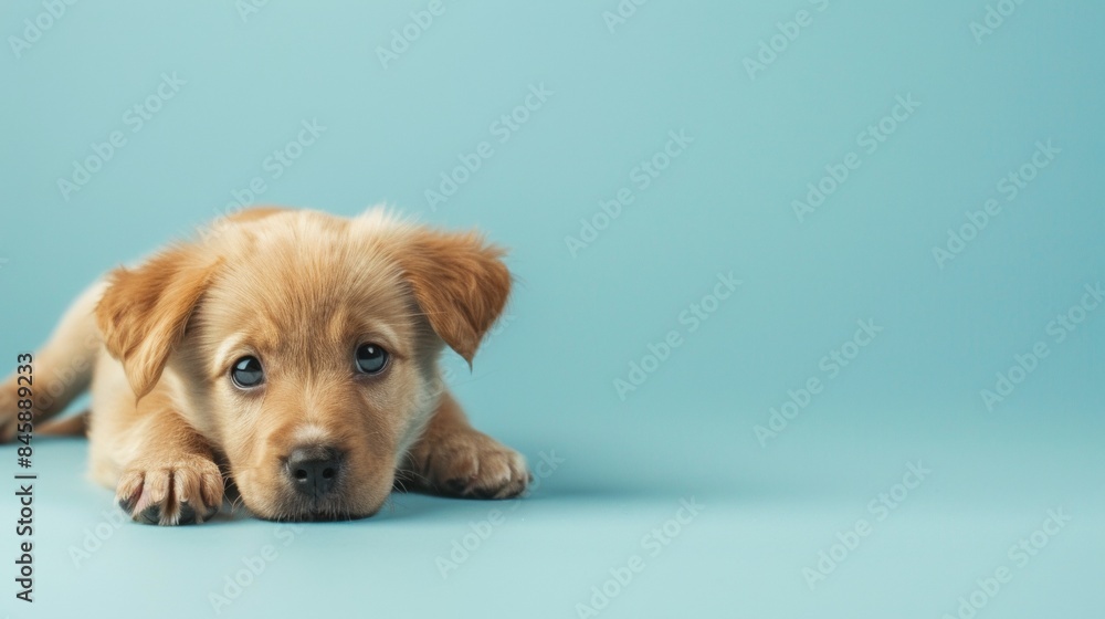 Cute dog with plain background. Cute dog with plain background.