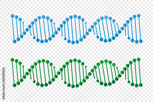 Molecular structure DNA. DNA spiral symbol