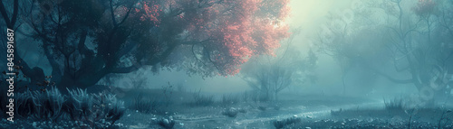 Fantasy art backgrounds with dreamlike scenarios and ethereal landscapes, perfect for advertising design, close up, whimsical, overlay, enchanted forest backdrop