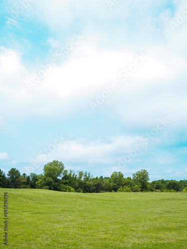 green fields and blue skies in plateau 