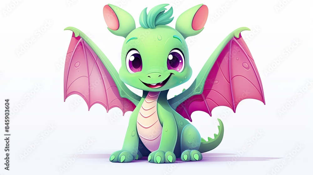 Obraz premium cartoon dragon
