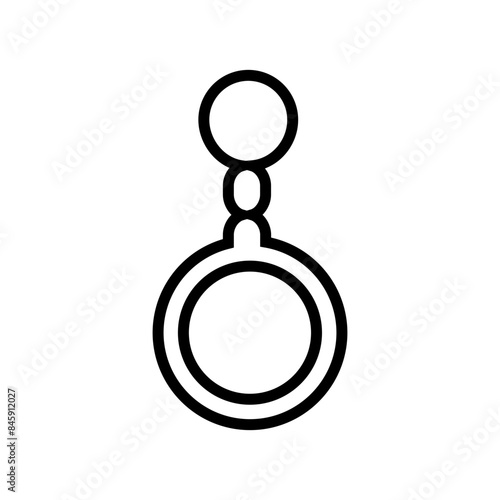 Key Chain Icon Ideal for Security and Access Themes