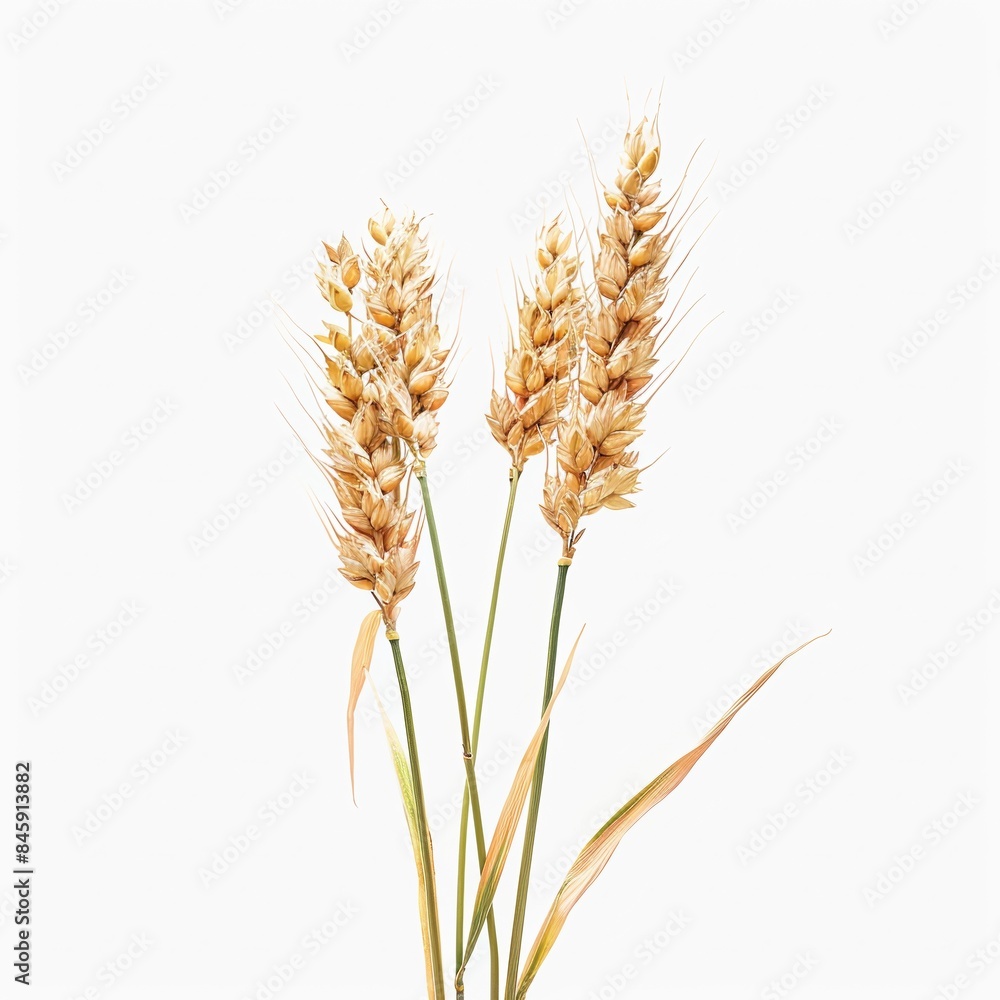 Vector illustration of wheat ear Vector illustration of wheat ear