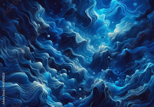 Wallpaper blau mit Wolken, verschwommen, blau und weiß, Hintergrund oder Textur photo