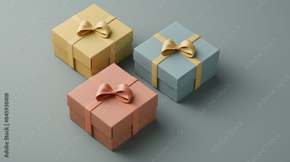 Boxes, packaging, product presentation. A gift for the person. Generative AI Boxes, packaging, product presentation. A gift for the person. Generative AI