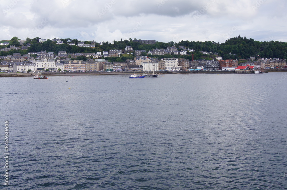 The Ferryport of Oban in Argyll and Bute in the Scottish Highlands, Scotland UK The Ferryport of Oban in Argyll and Bute in the Scottish Highlands, Scotland UK