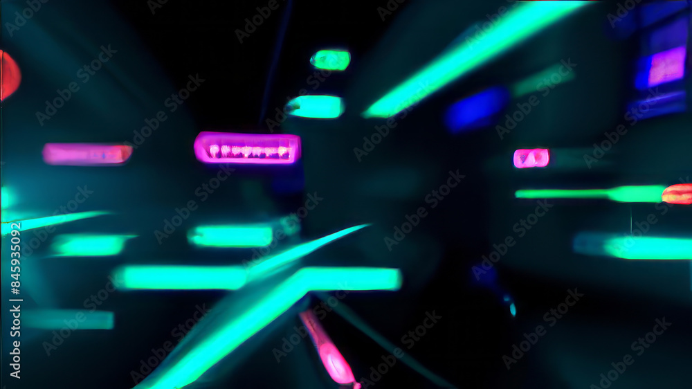 Obraz premium abstract neon dark background, background for computer design, digital background,