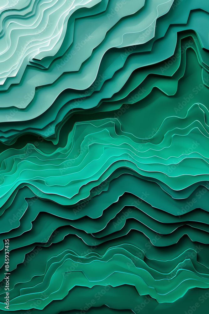 Abstract 3D Terrain Pattern with Blue Hues Abstract 3D Terrain Pattern with Blue Hues