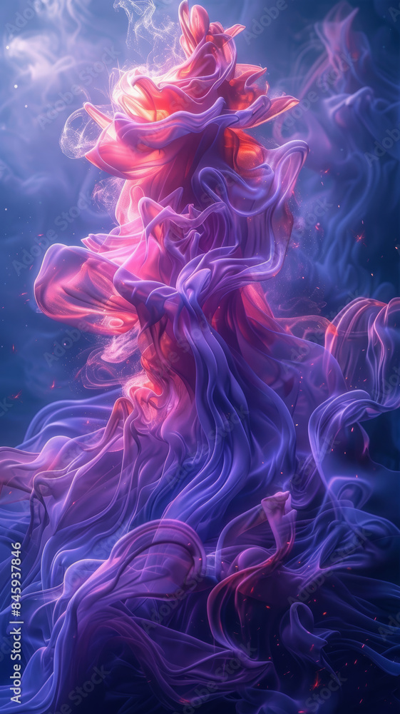 Obraz premium Tranquil Abstract Gradient Art