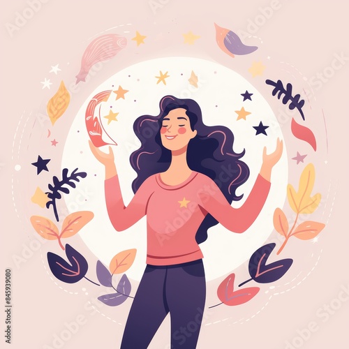 Wallpaper Mural Building Self Esteem Concept Generative AI Torontodigital.ca